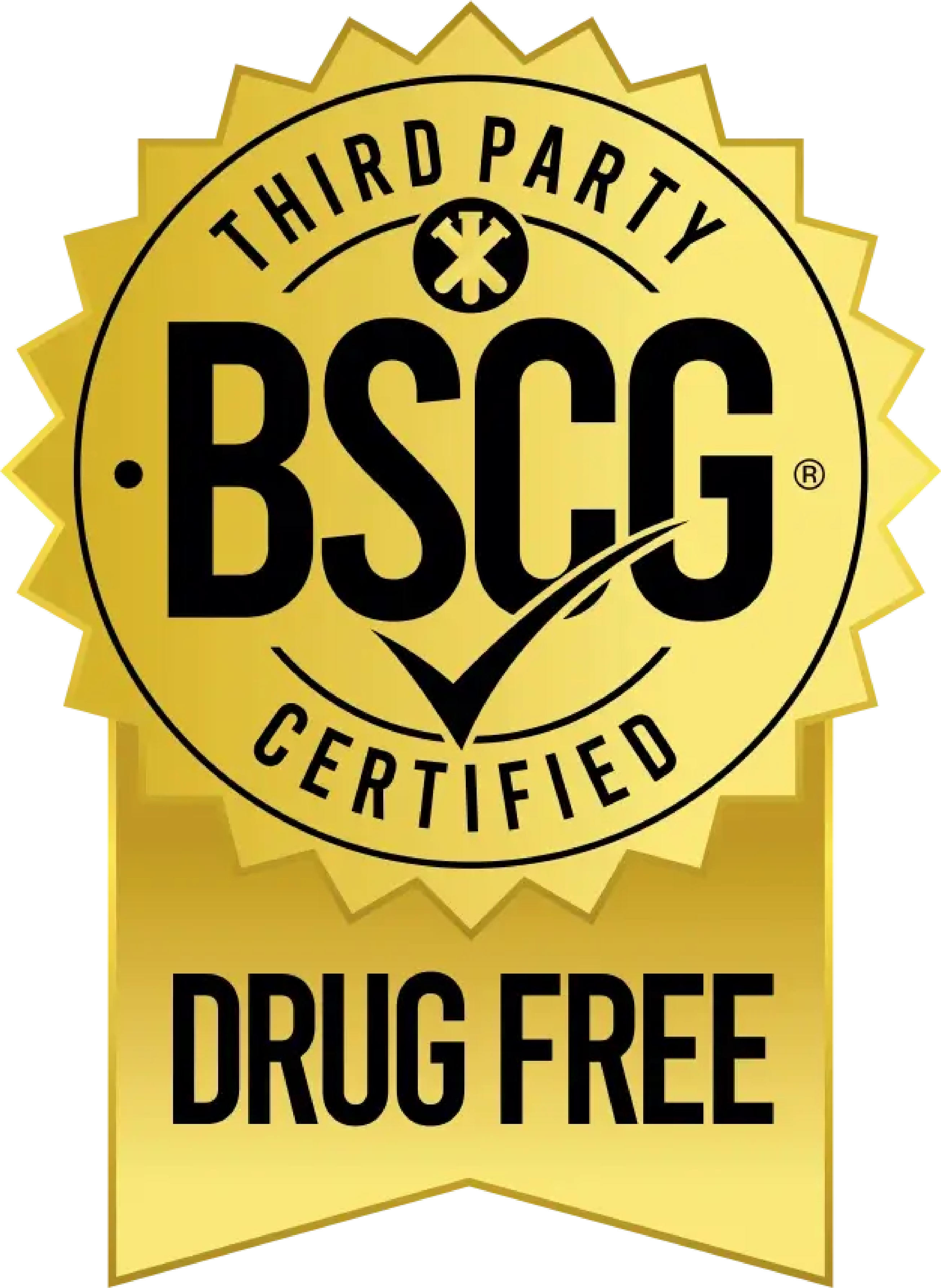 BSCG Third Party Certified Drug Free